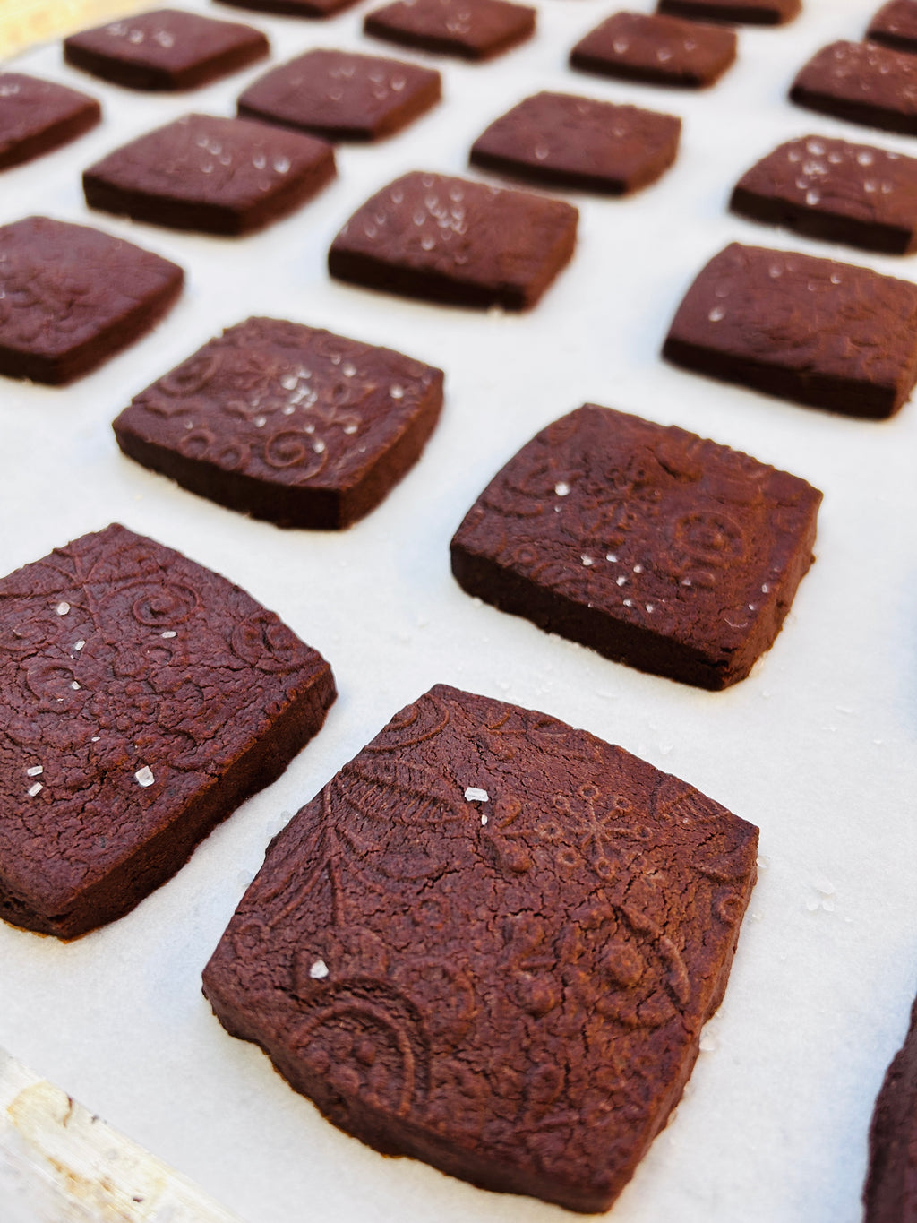 Salted Chocolate Botanical Butter Cookie