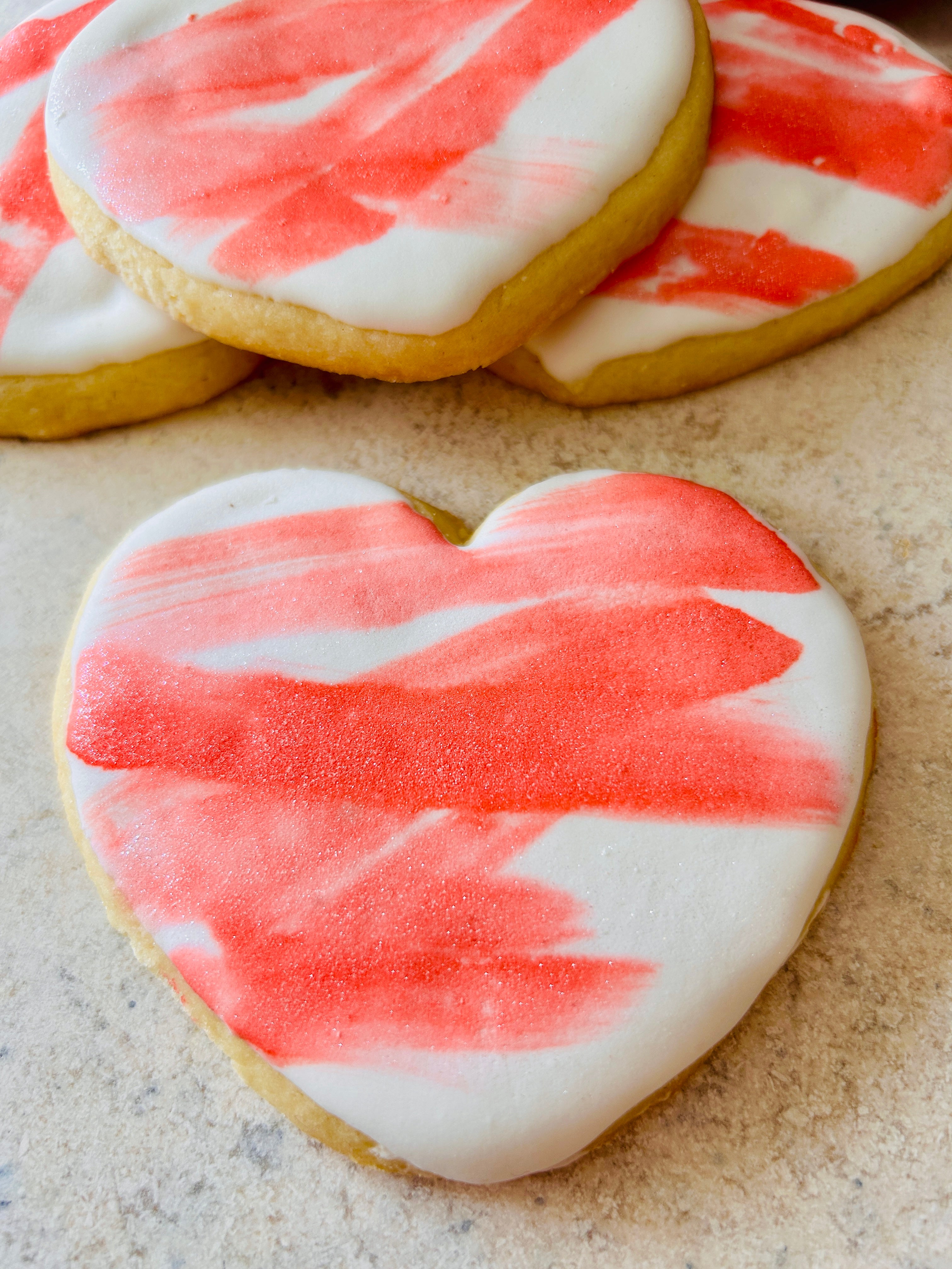 Peppermint Abstract Heart