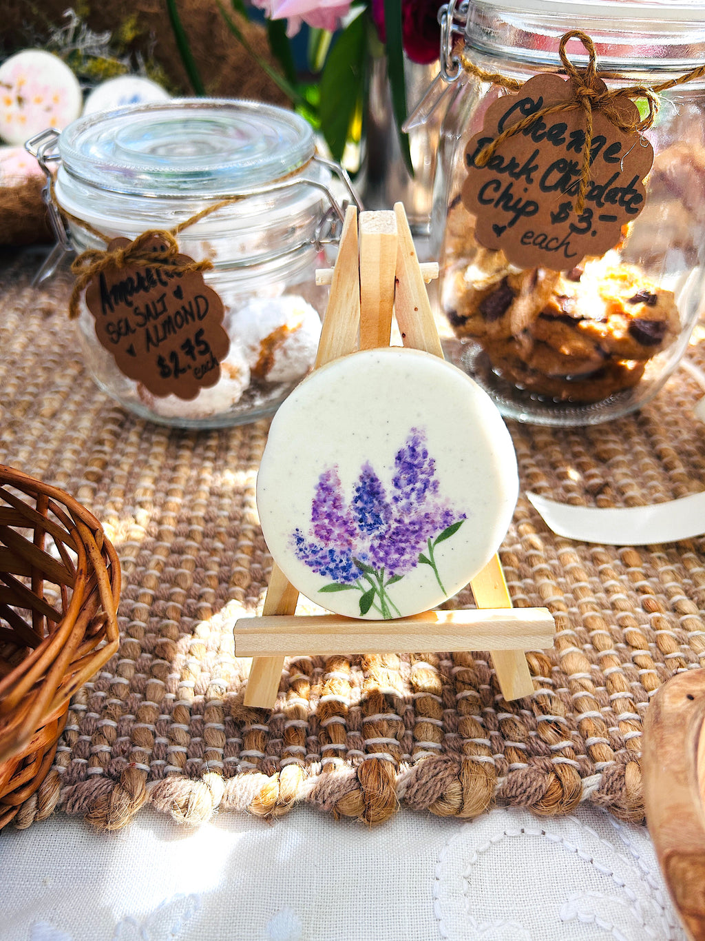 Handpainted Cookie — Lilac