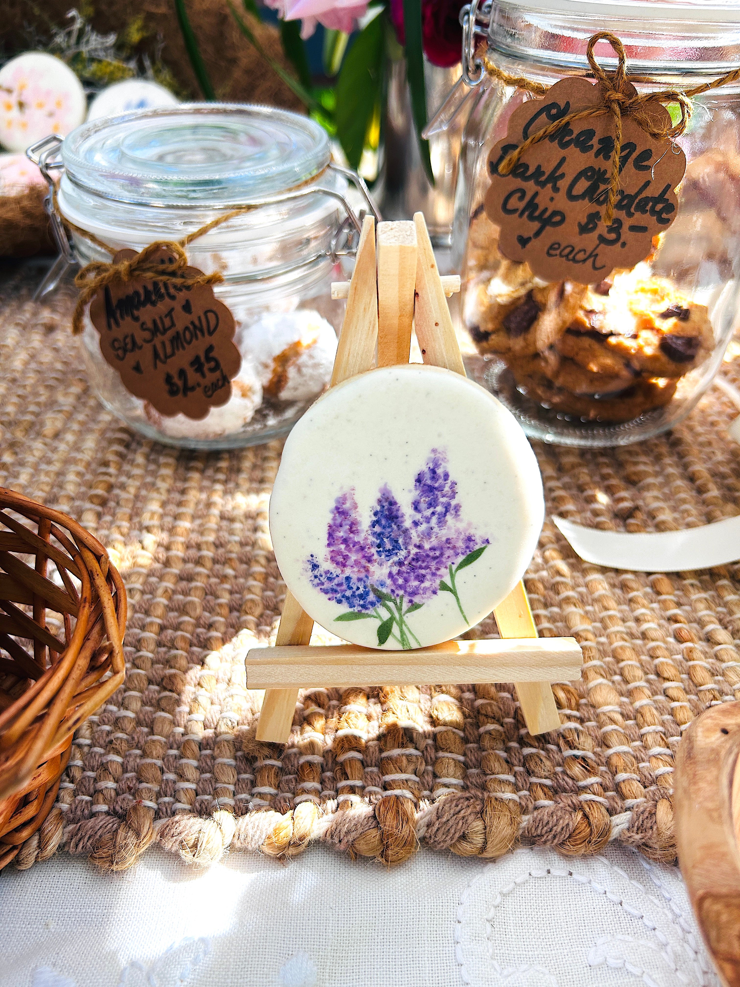 Handpainted Cookie — Lilac
