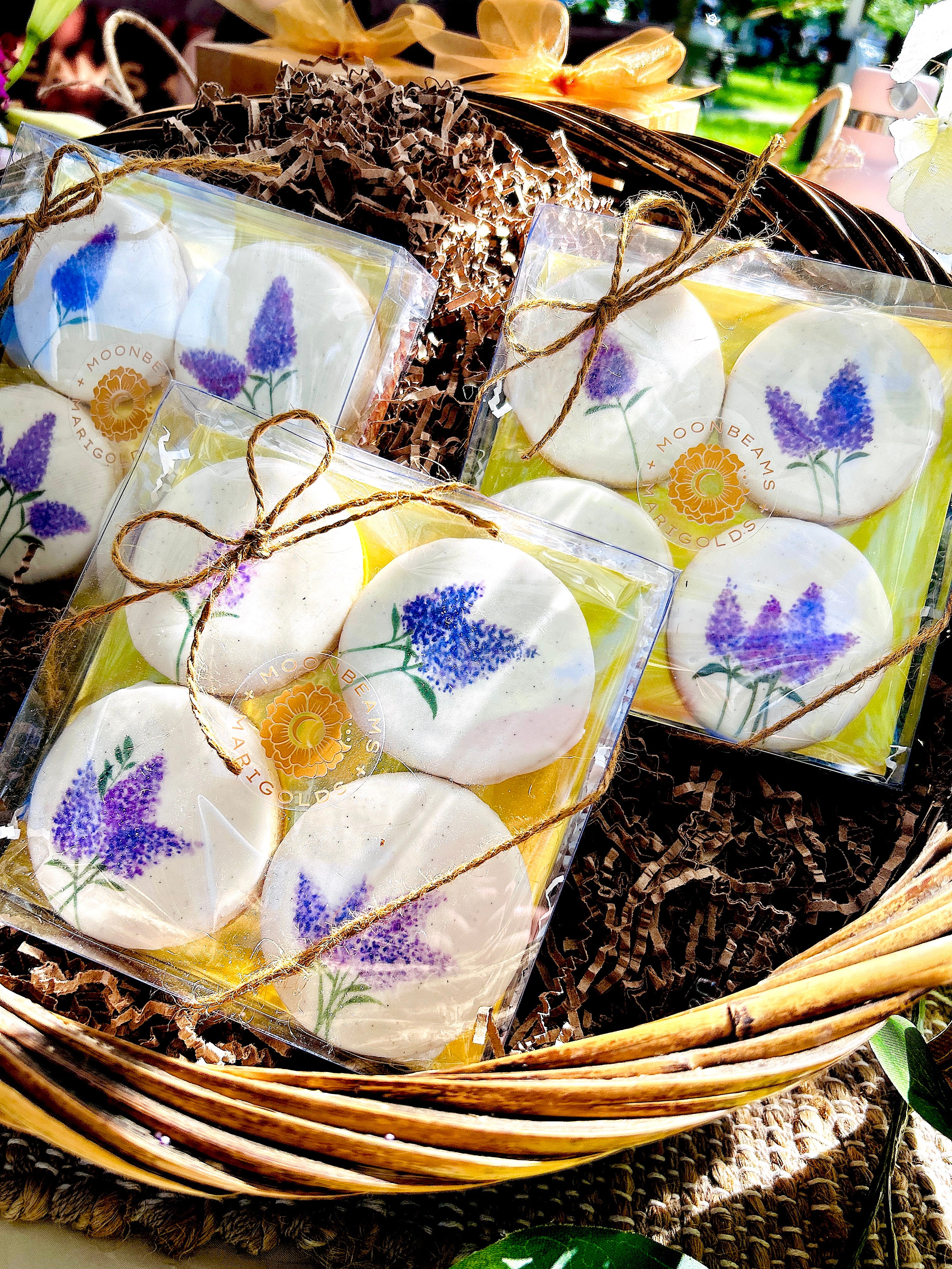 Handpainted Cookie — Lilac